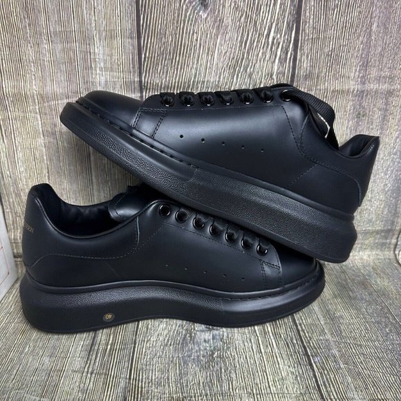 ALEXANDER MCQUEEN OVERSIZED SNEAKERS MENS TRAINERS BNIB BLACK GENUINE 6uk 40eu main image 4